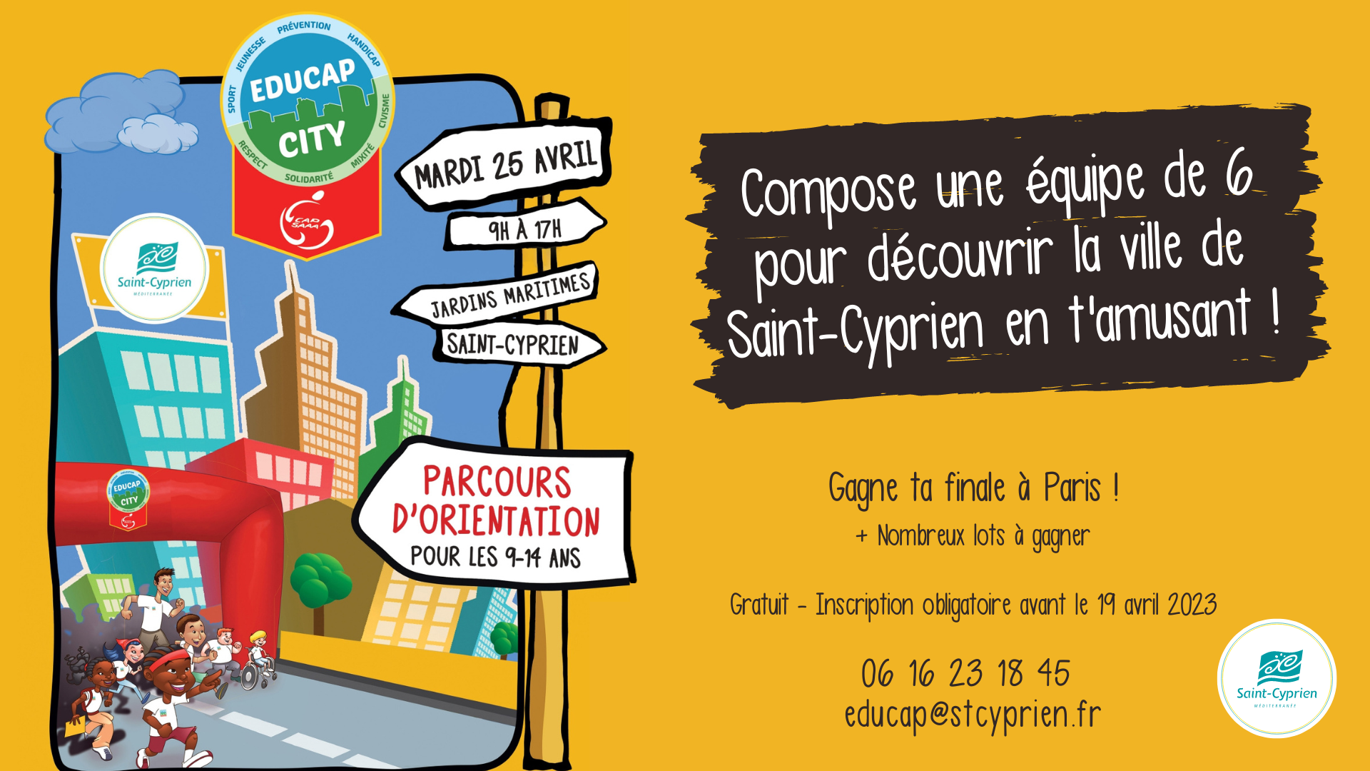 Educap city, rallye citoyen fait étape à Saint-Cyprien le 25 avril