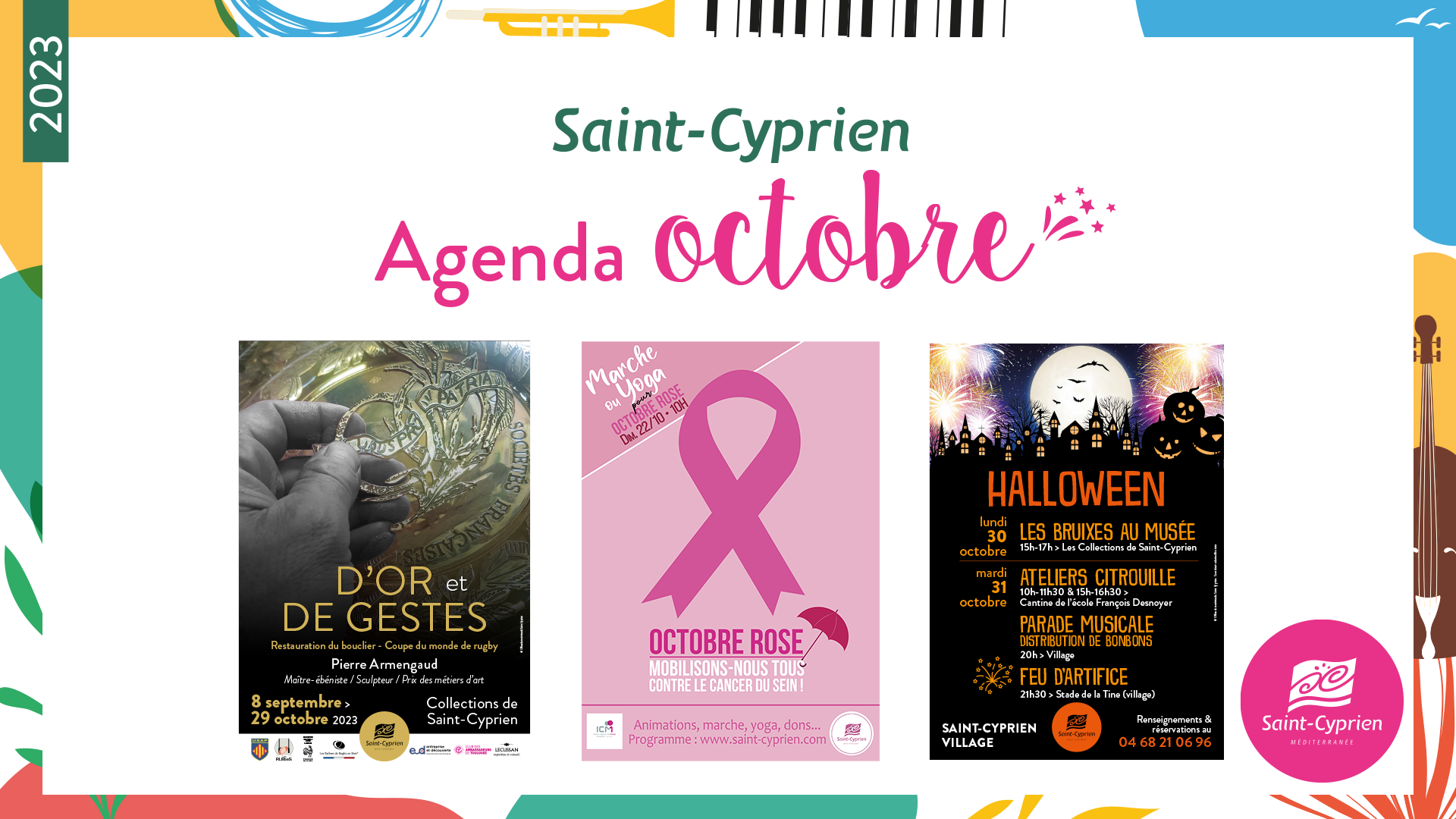 Les animations d'octobre 